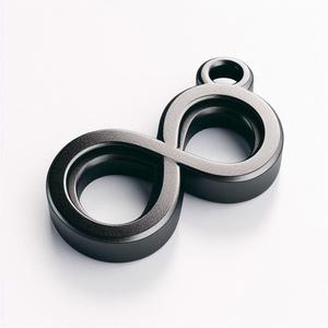 Infinity Symbol Necklace Showpiece 3D Print – Modern Jewelry
