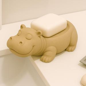 Hippo Soap Holder – Cute 3D Printed Bathroom Accessory