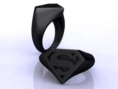 Superman Signet Ring