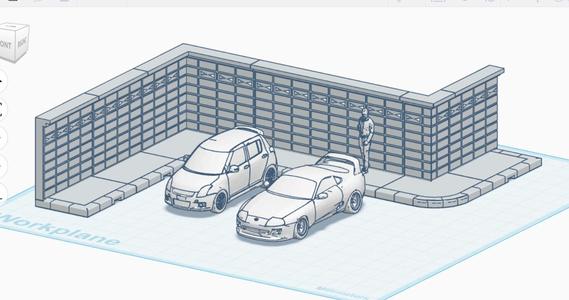 Boundary Wall 12 (Group) 1:64 scale