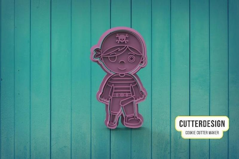 Pirate Boy Pirate Boy Cookie cutter M1
