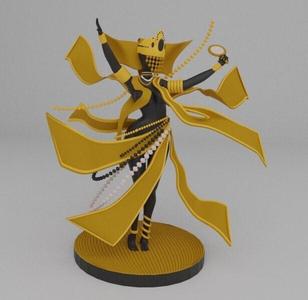 African goddess Oxum ( Òṣun )