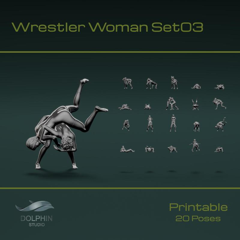 Wrestler Woman Set03