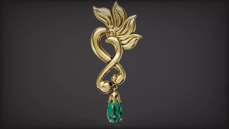 Flower ornament Earrings