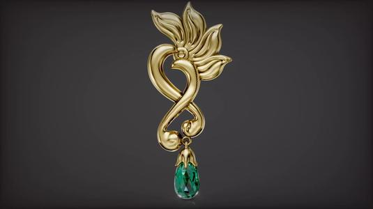 Flower ornament Earrings