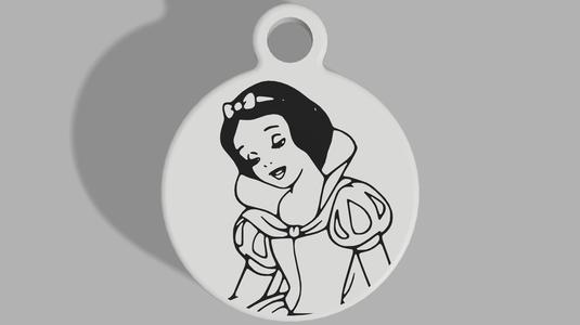 Snow White Keyring