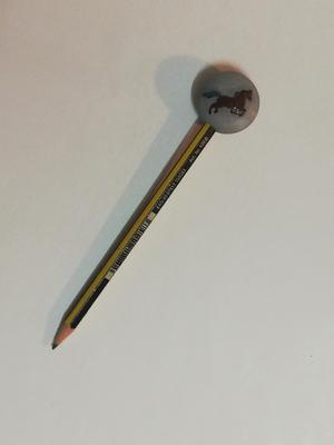 Horse pencil cap
