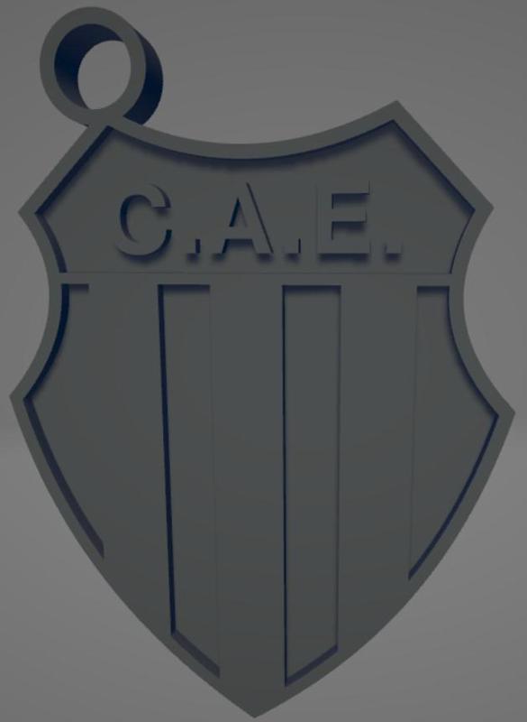 Llavero bicolor del Club Atlético Estudiantes de Buenos Aires