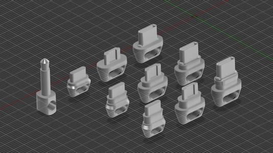 Caps cover for USB, miniplug & Lightning ports (Iphone)