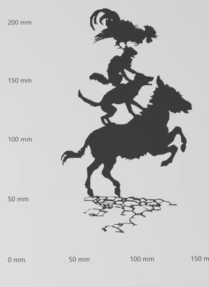 Wandtattoo die Bremer Stadtmusikanten 2