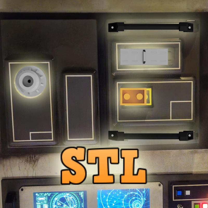 Cargo Bay Greeblie Pack STL Props Inspired by Star Wars