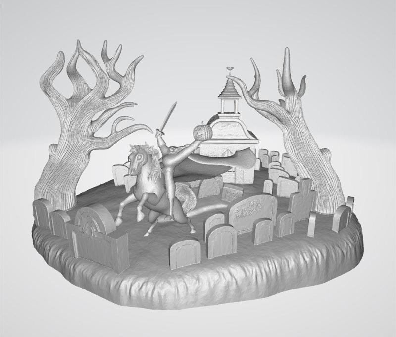 Headless Horseman Scene - Disney's The Legend of Sleepy Hollow