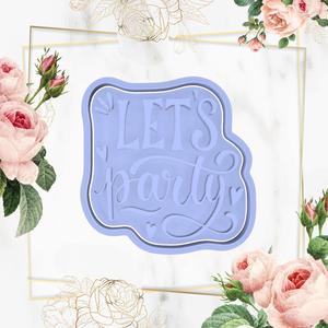 Let's Party Cookie Cutter/Wedding