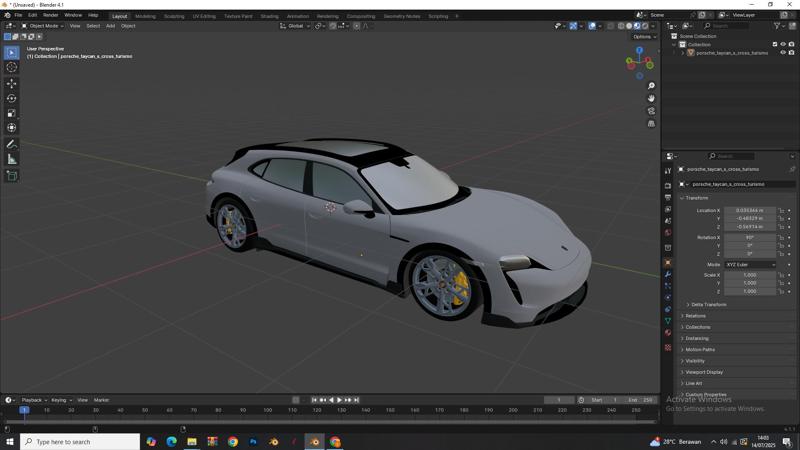 PORSCHE TAYCAN S CROSS TOURISMO