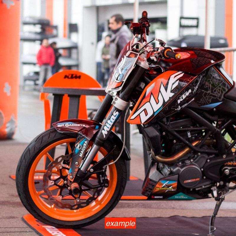 KTM/Duke 200 (2011-15) MX Mask holder