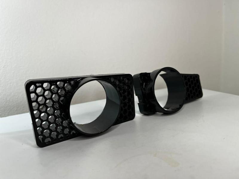 Golf3 gauge holder on air vent honeycomb small design