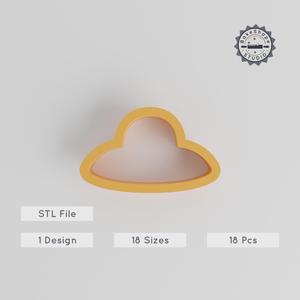 Sun Hat Shape Cutter Set, 18-Piece, 0.75"-5.00", Perfect for Cookies, Fondant & Clay