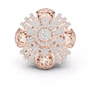 Unique Design Round Diamond Engagement Ring 3DM STL Video