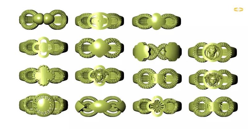 New Turkish Rings Collection  STL File Lite Weight 2022