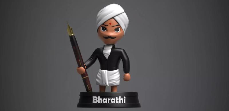 Bharthiyar indian bobblehead