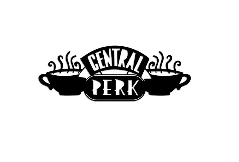 Central Perk Geometric Minimalist Geometric Painting