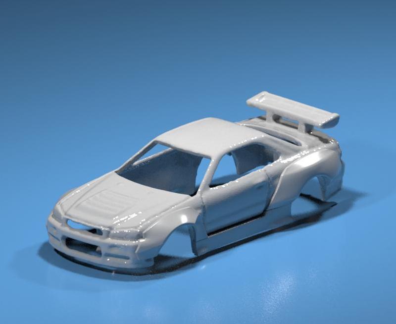 Hot Wheels R34 Pandem Style Wide Kit