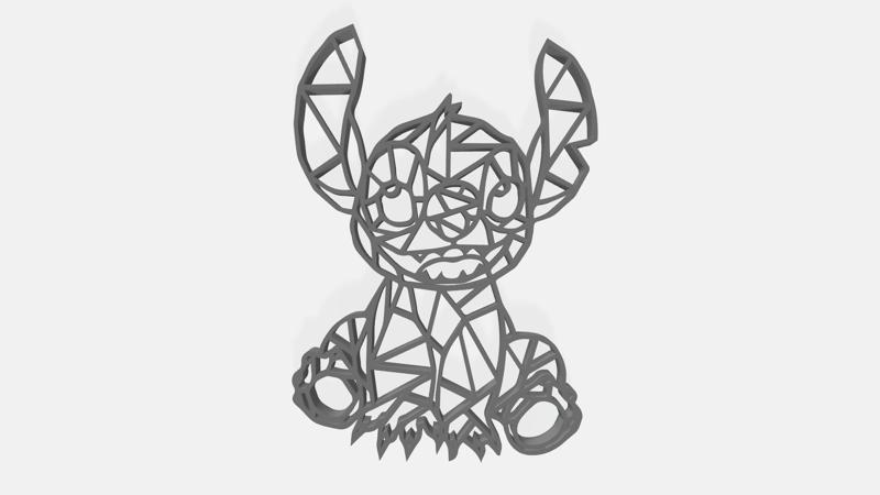 Stitch wall decoration