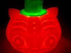 Derpy pumpkin tiger with top hat