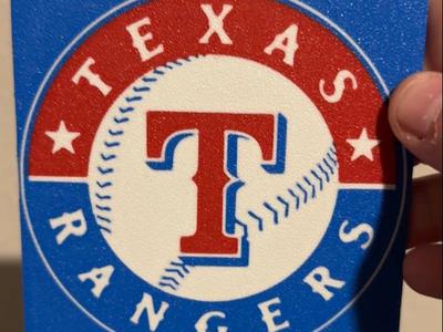Texan Rangers Custom Coasters