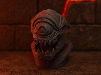 Shadow-Eyed Monster – Sinister Gaze