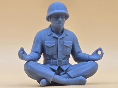 Toy Soldier Zen Yoga Sitting Pose
