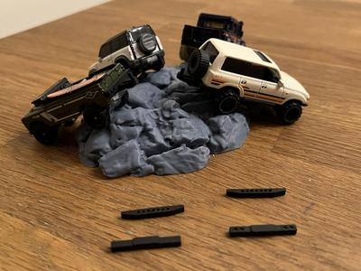trailer coupling / rear bumper 1/64 Hotwheel 