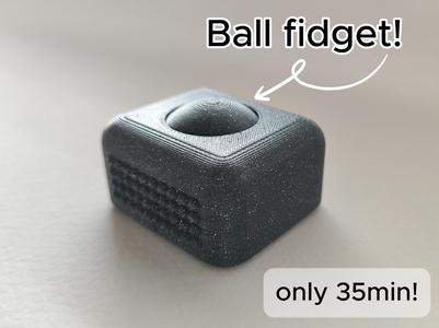 Fidget Ball roll - Print in place