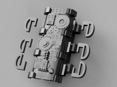 Ecoflow Functional Case in Mechanical Retro Design