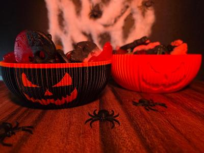 Spooky Pumpkin Bowls