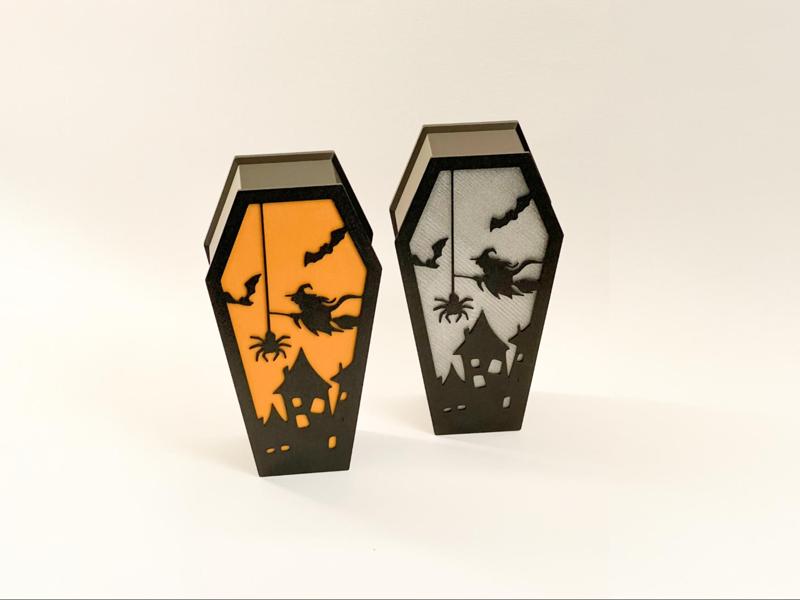 Spooky Coffin Tealight