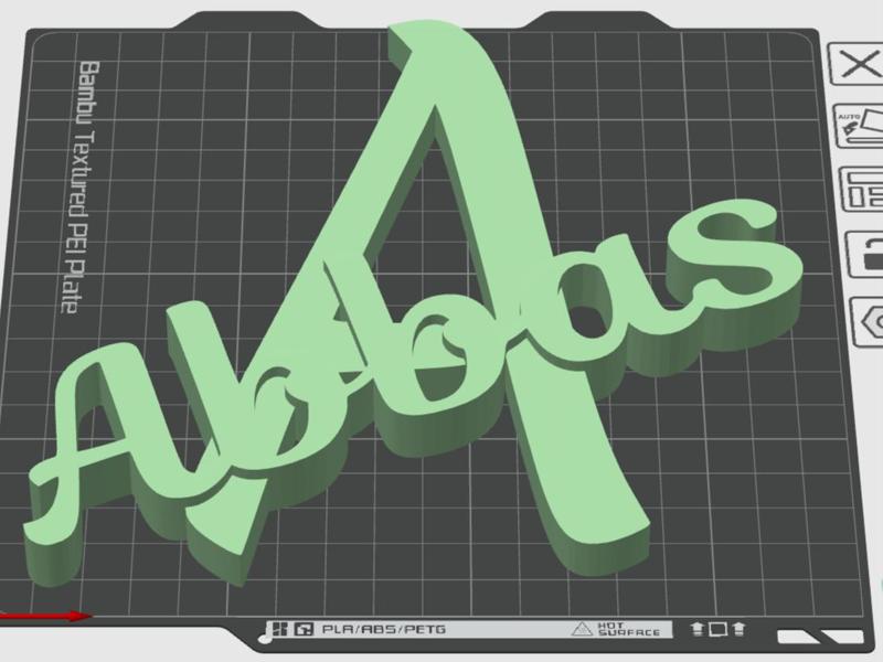 Abbas Nameplate