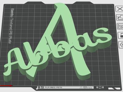 Abbas Nameplate