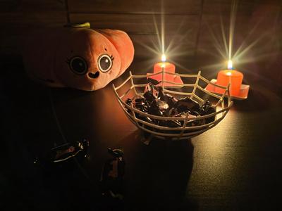 Spider Web Halloween Treat Bowl