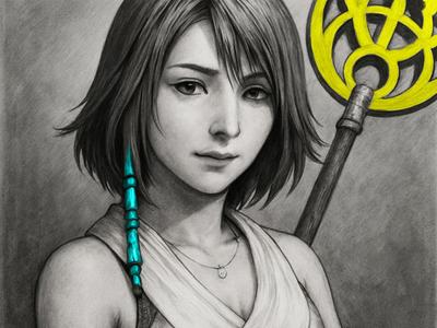 Yuna – Final Fantasy X Hueforge