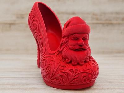 The festive Santa's shoe full of magic 