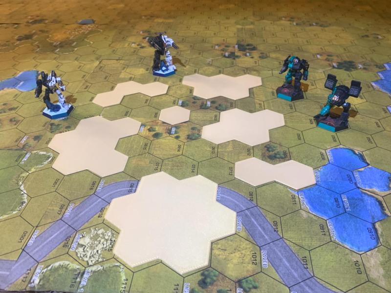 Mech RPG / Battletech Compatible Hex Bases