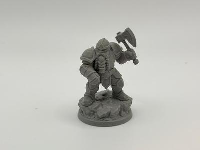 DnD Miniature Thrain Stonefist Dwarf Fighter