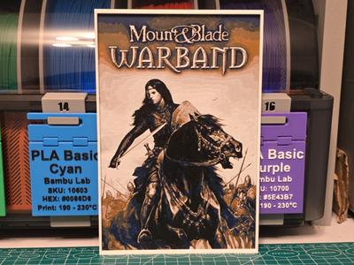 Mount & Blade: Warband Game poster - Hueforge Art