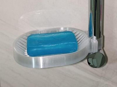 Shower Bar Soap Dish (25mm Diameter Mount)