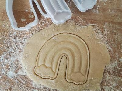 Rainbow Cookie Cutter & Stamp