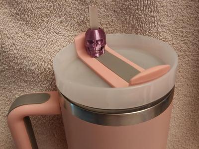 Skull Straw Topper