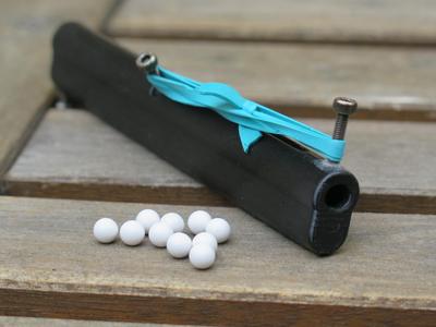 BB Shooter Pen - Rubber Band Powered