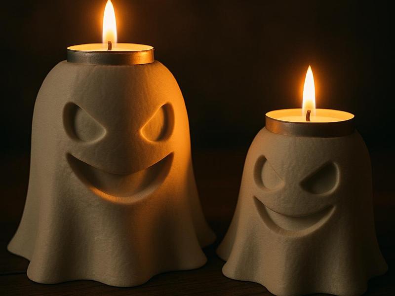 Halloween Ghost Tealight / Ghost Tee Light