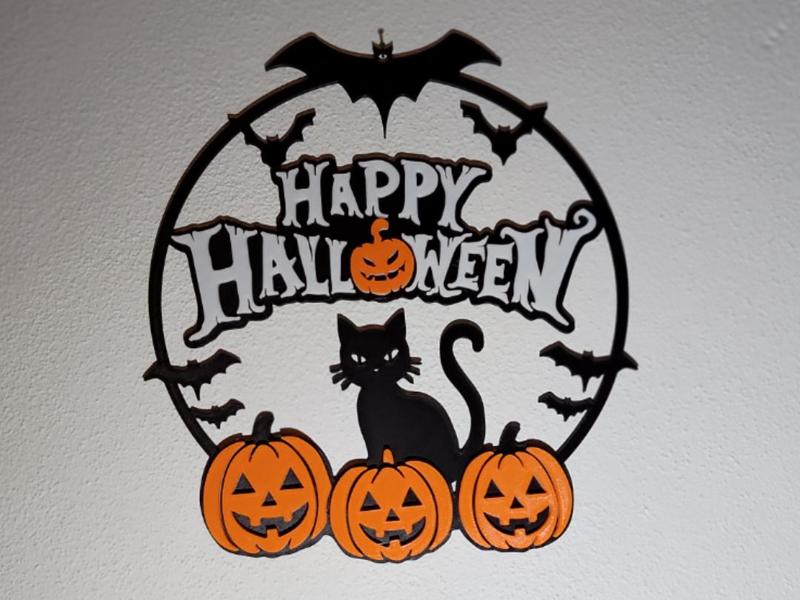 Happy Halloween decoration (even without AMS)